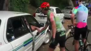 Cyclist Crybaby Blames Driver