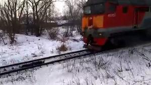 Lying Under Train