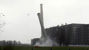 Demolition Of Two Chimneys