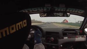 Racing Driver Gets Blinded By Own Car