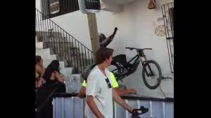 Downhill BMX Ends In Knockout