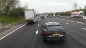 Driver Takes A Nap Behind The Wheel