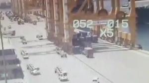 Massive Crane Collapses After Collision