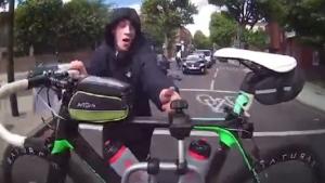 Asshole Tries To Steal Bike From Car