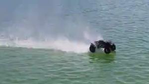 RC Car Drives On Water