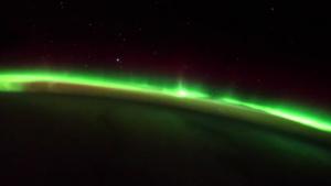 Aurora Borealis From Space