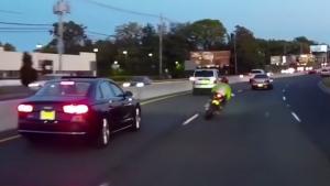 Lights Out For Biker