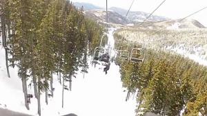 Guy Falls From Ski Lift