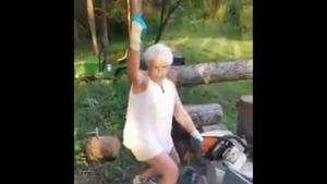 Giving Granny A Chainsaw