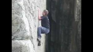 Vertical Rock Climbing With A Twist