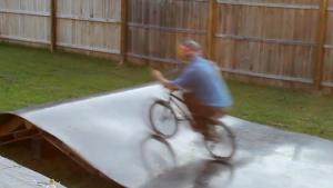 Reverse Frontflip On BMX