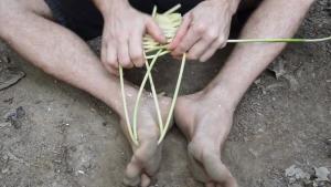 Making Primitive Sandals