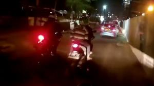 Biker Goes Head Over Heals