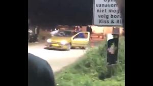Argument Ends Car In Ditch