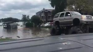 Monster Truck Helps Out National Guard