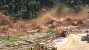 Dam Burst Causes Massive Flood