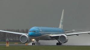 Departing Airplane Hit By Lightning