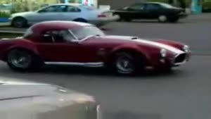 Dumb Woman Crashes Shelby Cobra