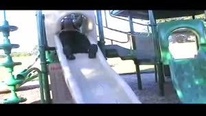 Mr Pregnant Goes Down The Slide Part 1