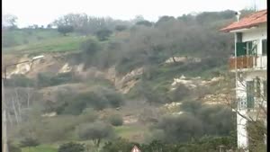 Landslide in Southern Italy