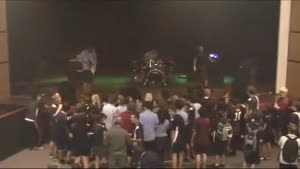 Stage Diving Fail
