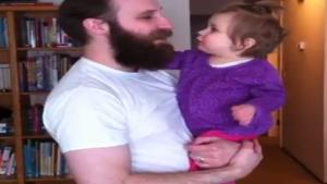 Baby Misses Daddy's Beard
