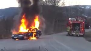Putting Out An Ordinary Car Fire, Twice!