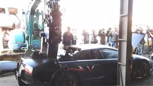 Lamborghini Murcielago SV Destroyed In Taiwan