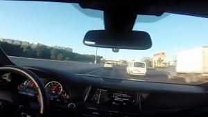 Suicidal Maniac Racing Through Traffic
