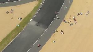 Massive Crash At Moto 3 GP