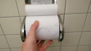 Changing Toilet Paper Fast